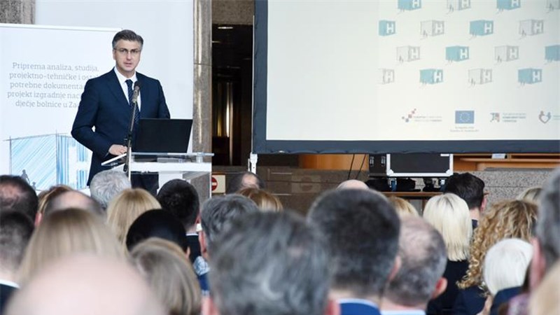 Plenković o projektu Nacionalne dječje bolnice: Unaprjeđujemo zdravstvenu skrb o najmlađima, rodiljama i trudnicama